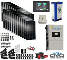 12KW Complete Offgrid Solar Kit - 15k Lithium 12K Sol-Ark Inverter 12.96KW Solar