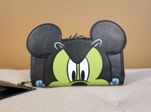Cartera Cosplay Loungefly Disney Mickey Mouse Frankenstein Brilla en la Oscuridad NUEVA - Imagen 1 de 12