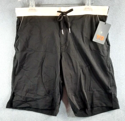 Pantalones cortos negros grandes Adidas Johji Yamamoto Y-3 para hombre nuevos con etiquetas Foto 1 de 4