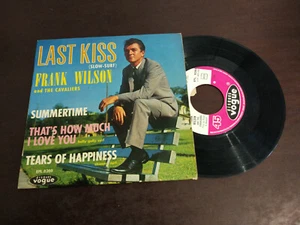 FRANK WILSON & THE CAVALIERS *LAST KISS + 3* EP 1964 FRENCH EDITION RARE EXC - Picture 1 of 2