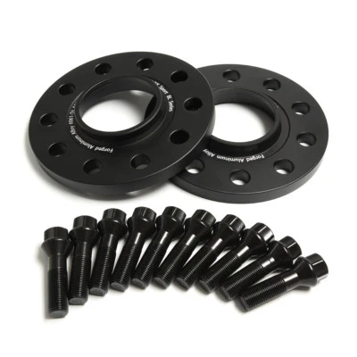 Espaciador de rueda de aluminio para aviones de 12 mm 2 piezas para BMW 328i, 650i, 640i, 740i, 740Li, M3, Z4 Foto 1 de 4