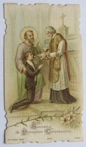 canivet santino holy card  immaginetta sacra - San Giuseppe - Comunione - Picture 1 of 1