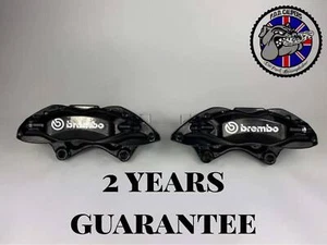GENUINE RANGE ROVER SPORT L320 FRONT BREMBO BRAKE CALIPERS 02-12 EXCHANGE BLACK - Picture 1 of 4