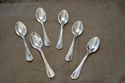 6 CUCCHIAINI  ARGENTO MASSICCIO 800, ANNI '70 - Immagine 1 di 4