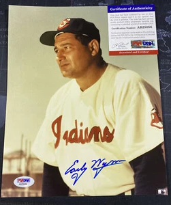 Early Wynn Cleveland Indians PSA DNA Signed Autograph HOF 8x10 Photo HOF 1972 - Picture 1 of 2