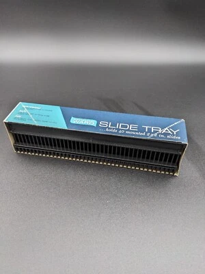 Vintage Montgomery Ward Photo Slide Tray Holds 40 Mounted 2x2 Slides Unused - Image 1 of 4