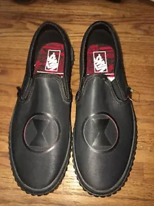 Vans CLASSIC SLIP ON Marvel Black Widow Men's Shoes 6.5 - Women's 8 - Picture 1 of 3