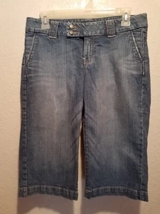 BANANA REPUBLIC knee high (capri) blue jeans women's size 4 - Picture 1 of 10
