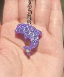 Purple Dolphin Keychain 🐬  - Picture 1 of 4