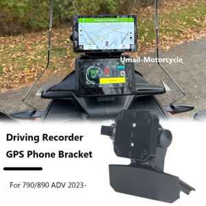 Soporte soporte de navegación para teléfono GPS grabadora de conducción para 790 890 ADV 2023 2024 - Imagen 1 de 9