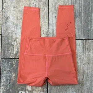 SUPER Cute CLEAN Zyia Active High Rise Leggings SZ4 Coral Moon Cutout Sports - Picture 1 of 10