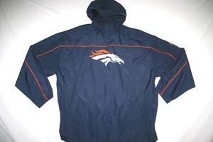 Denver Broncos Windbreaker Hoodie Pullover Men XL NEW Reebok - Bild 1 von 5