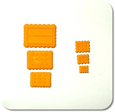 MARKENLOS Miniatur Kekse, klein - winzig, 3er-Set, Neu