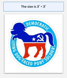 Pegatina Anti Harris Biden 2024 3x3 Pulgadas EN TODO EL MUNDO 🌐 ENVÍO 5 AÑOS DE GARANTÍA  - Imagen 1 de 24