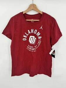 NEW Nike OU Oklahoma University Sooners NCAA Women’s Large Red Graphic T-Shirt - Picture 1 of 8