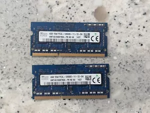 8GB Kit (2x 4GB) DDR3 SK hynix Laptop Memory RAM 1Rx8 PC3L-12800S-11-13-B4 - Picture 1 of 2