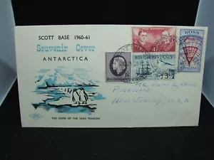 SCOTT BASE ANTARCTICA ROSS DEPENDENCY 1960 SOUVENIR COVER! ag58 - Bild 1 von 2