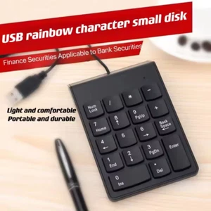USB Numeric Keypad Mini Numpad Pad keypad mit 19 Tasten Fur Laptop Desktop DE - Bild 1 von 7