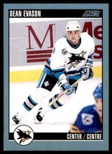1992-93 Score Canadian Dean Evason #103