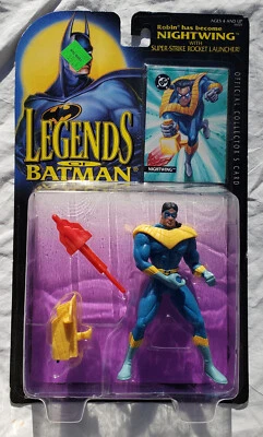 Robin Has Become Nightwing Action Figure 1994 Kenner Legends Of Batman Sealed - Image 1 of 4