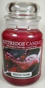 Kittredge Candle PINOT NOIR Large Jar 23 Oz Red Housewarmer New Wax - Picture 1 of 4