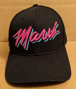 MAUI Black Baseball Hat Cap ANXD Hawaii Adjustable Snapback Adult Double Portion - Picture 1 of 7