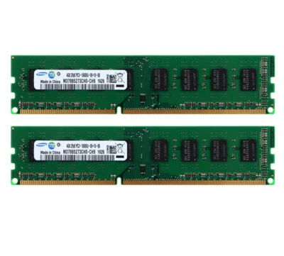 Samsung 8G 2X 4GB 2Rx8 PC3-10600 DDR3 RAM 1333Mhz 240Pin Desktop Speicher Memory - Bild 1 von 4