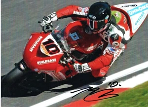 Motor Bike Rider BSB John Laverty Hand Signed Photo Autograph Rare 7x5" AA - Picture 1 of 1