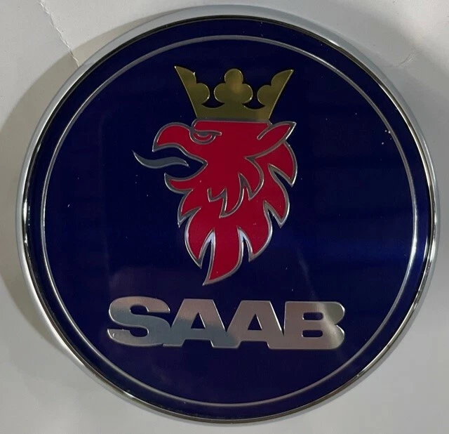 FITS 1999-2011 SAAB 9-3 9-5 EMBLEM ASM HOOD 12844161 -  NEW OEM 12844161 - Image 1 of 1