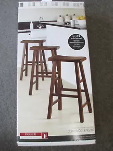 Parker 29" Bar Stool, Dark Chestnut, NEW, SEE DETAILS, 1 BAR STOOL - Picture 1 of 6