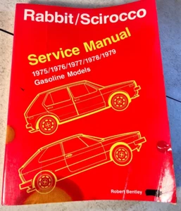 VW Rabbit Scirocco Service Manual 1975-1979 Gas Models - Picture 1 of 6