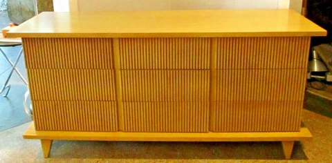 American of Martinsville Bali-Hi Mid-Century Faux Bamboo Dresser Merton Gershun Cover