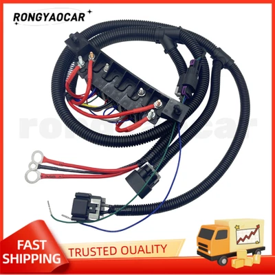 674-00923 Dual Speed Electric Fan Wiring Harness Fits For Chevy Avalanche 1/2500 Foto 1 de 4