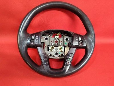 Volante Kia Optima 2012 2013 negro con interruptores de radio de control de crucero Foto 1 de 4