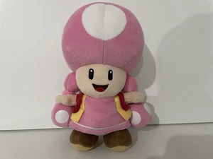 SUPER MARIO 8 INCH TOADETTE PLUSH SOFT TOY SANEI ALL STAR 2017 JAPAN NINTENDO - Picture 1 of 3