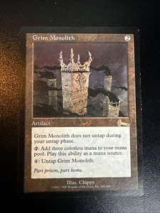 Grim Monolith Urza's Legacy MTG Card Reserved List Magic the Gathering - Picture 1 of 5