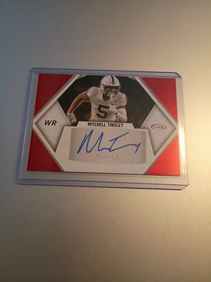 2020 Sage Mitchell Tinsley Autograph A-MT Cincinnati Bengals - Image 1 of 4