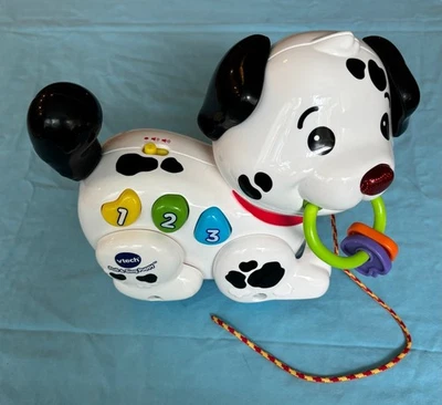 VTech Pull & Sing Puppy Dalmatian Early Learning Baby Toddler Educational- Works - Image 1 of 2