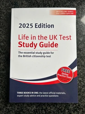 Life in the UK Test: Study Guide 2025 by Henry Dillon Paperback (NEW) Free P+P - Image 1 of 2