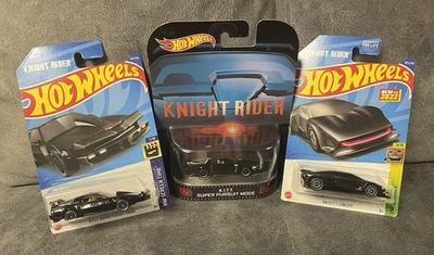 Hot Wheels Retro Entertainment - Knight Rider KITT Trans Am LOT of 3 - Image 1 of 4