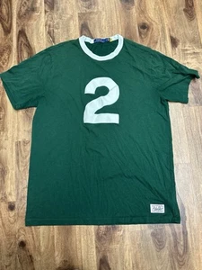 Polo Ralph Lauren Men LT Green #2 Varsity T Shirt SS Tee Ltd Edition - Picture 1 of 8