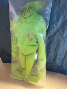 NEU Vintage 2000 Plüsch 6 Zoll Schlüsselanhänger grün Dr. Seuss Wie der Grinch Weihnachten stahl - Bild 1 von 6