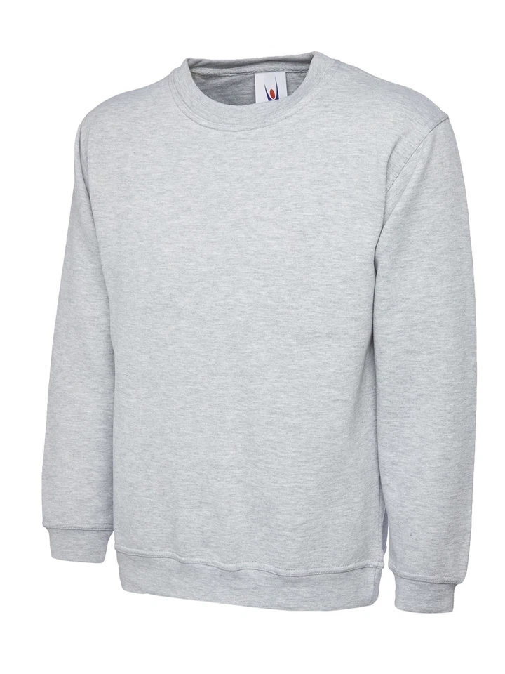 Uneek - Sweatshirt/Jumper Uniseks Klasik (50% Poliester 50% Kapas) - Warna Kelu - Image 1 of 1