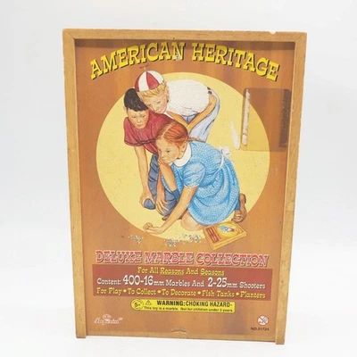 American Heritage 400-16mm 2-25mm Deluxe Marble Collection 2001 Imperial Toy - Image 1 of 4