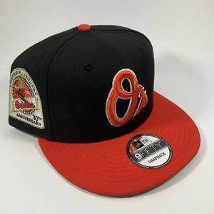 New Era Baltimore Orioles 30th Anni Gold Patch Exclusive 9FIFTY Snapback Hat Cap - Picture 1 of 9