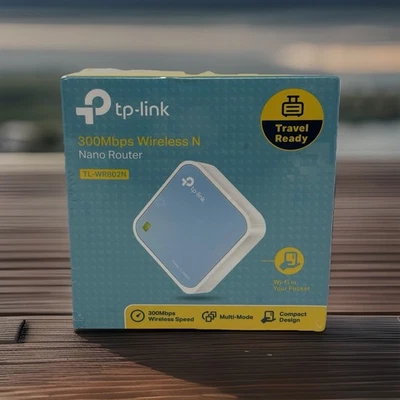 Tp-Link 300Mbps Wireless Travel Ready Nano Router TL-WR802N Multi-Mode Compact - Image 1 of 4