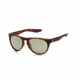 Nike Jaunt R EV1007 207 Round Wrap Matte Dark Havana/Green Sunglasses Frame - Picture 1 of 4