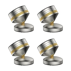4sets Aluminum Speaker Shock Spike Adjustable Stand Feet HiFi Isolation Pad 39mm - Picture 1 of 7