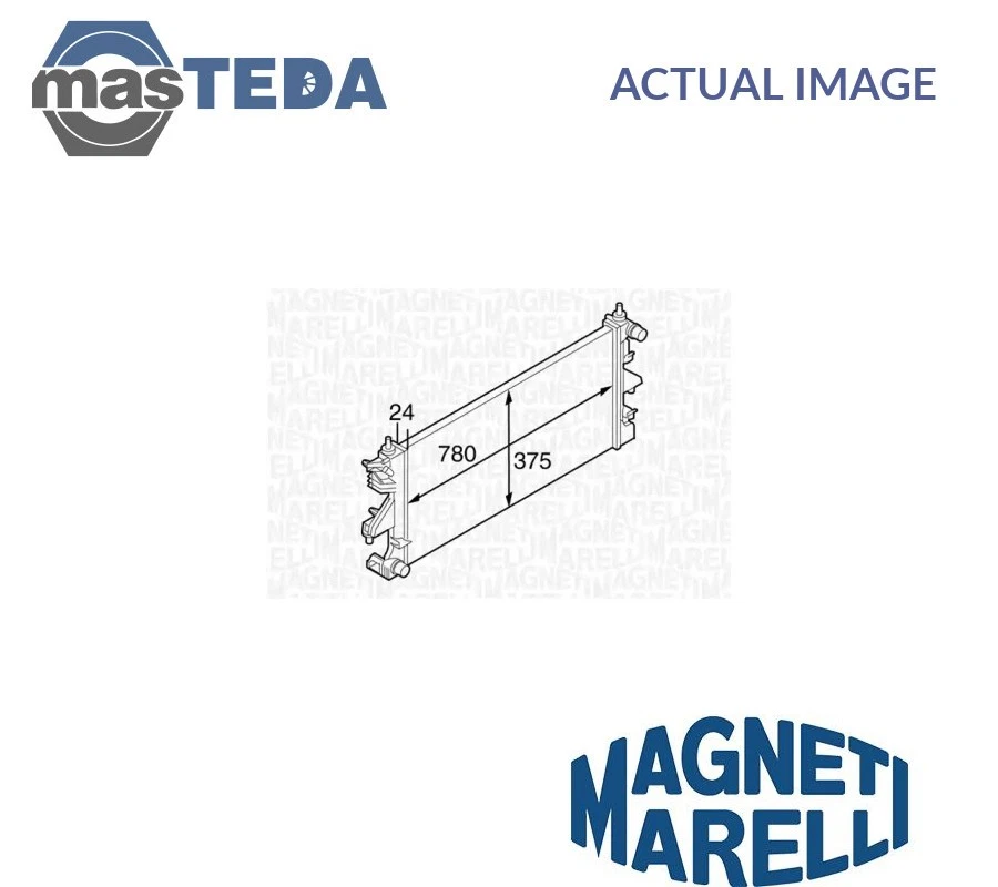 350213126900 RADIADOR REFRIGERACIÓN MOTOR MAGNETI MARELLI PARA FIAT DUCATO 2.3L Foto 1 de 4