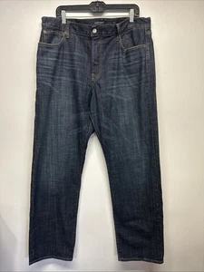 Jeans uomo marca Lucky 329 classico gamba dritta lavaggio scuro denim tg 38 x 32 usato in ottime condizioni! - Foto 1 di 6